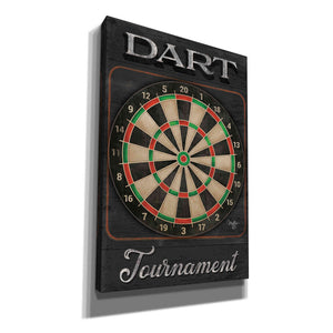'Dart Tournament' by Mollie B, Canvas Wall Art