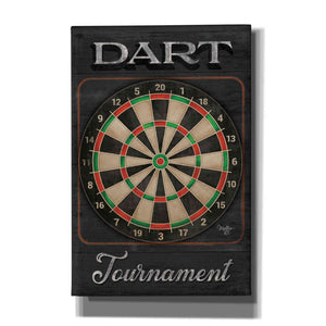 'Dart Tournament' by Mollie B, Canvas Wall Art
