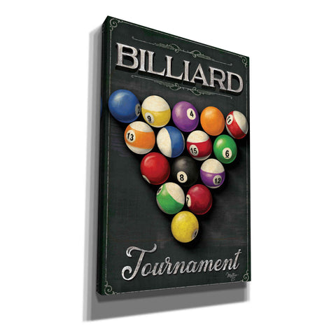 Image of 'Billiards Tournament' by Mollie B, Canvas Wall Art