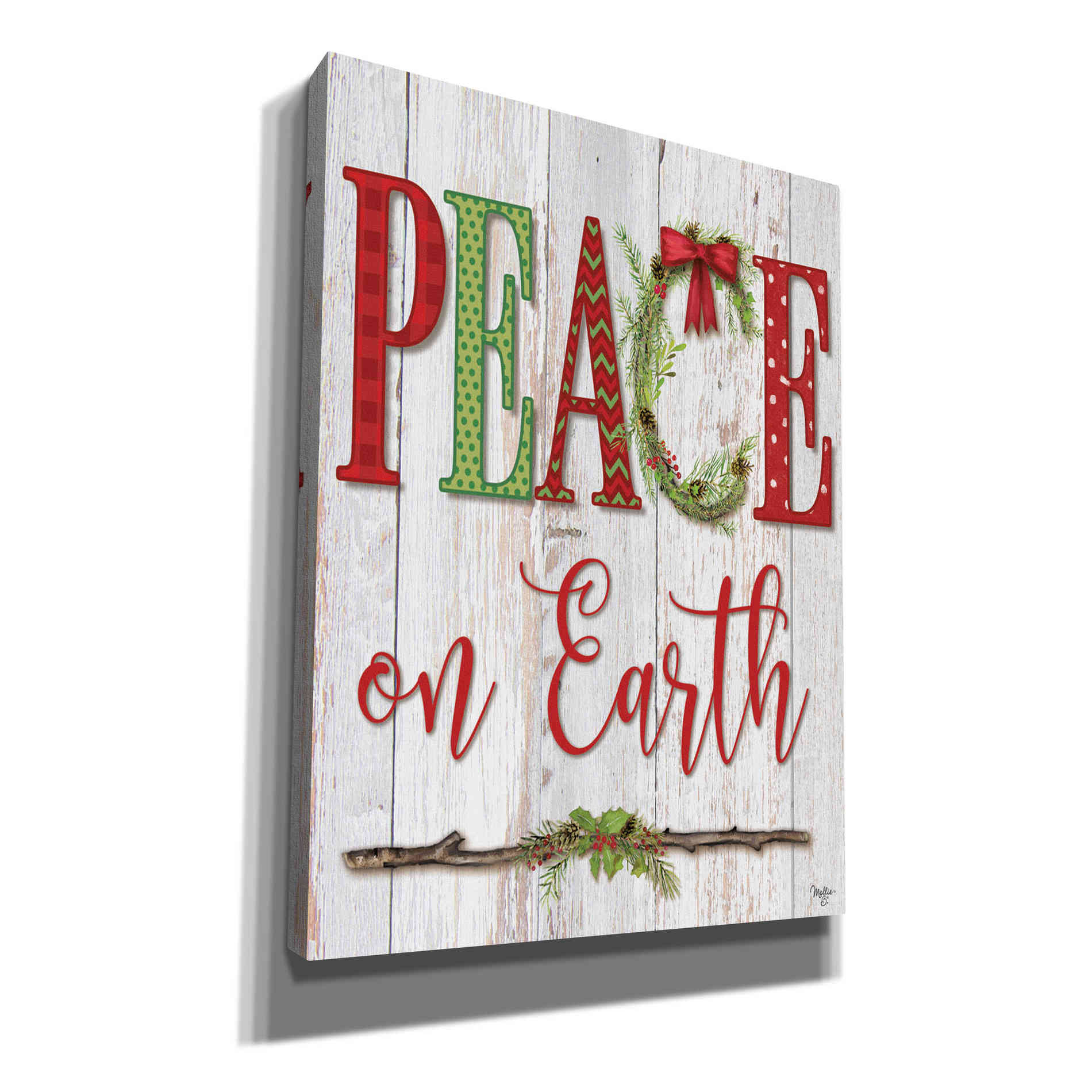 'Peace on Earth' by Mollie B, Canvas Wall Art