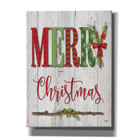 'Merry Christmas' by Mollie B, Canvas Wall Art