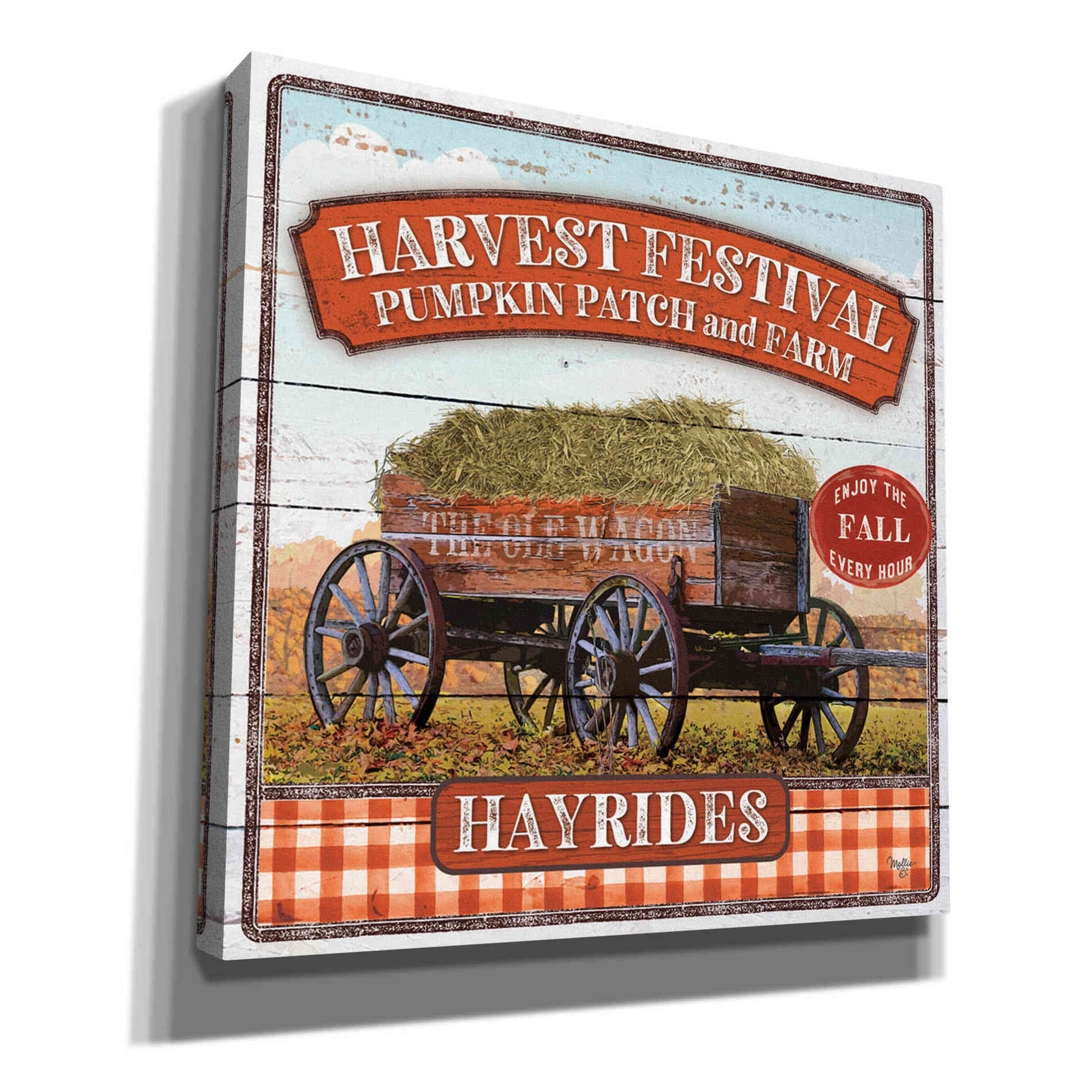 'Harvest Festival' by Mollie B, Canvas Wall Art