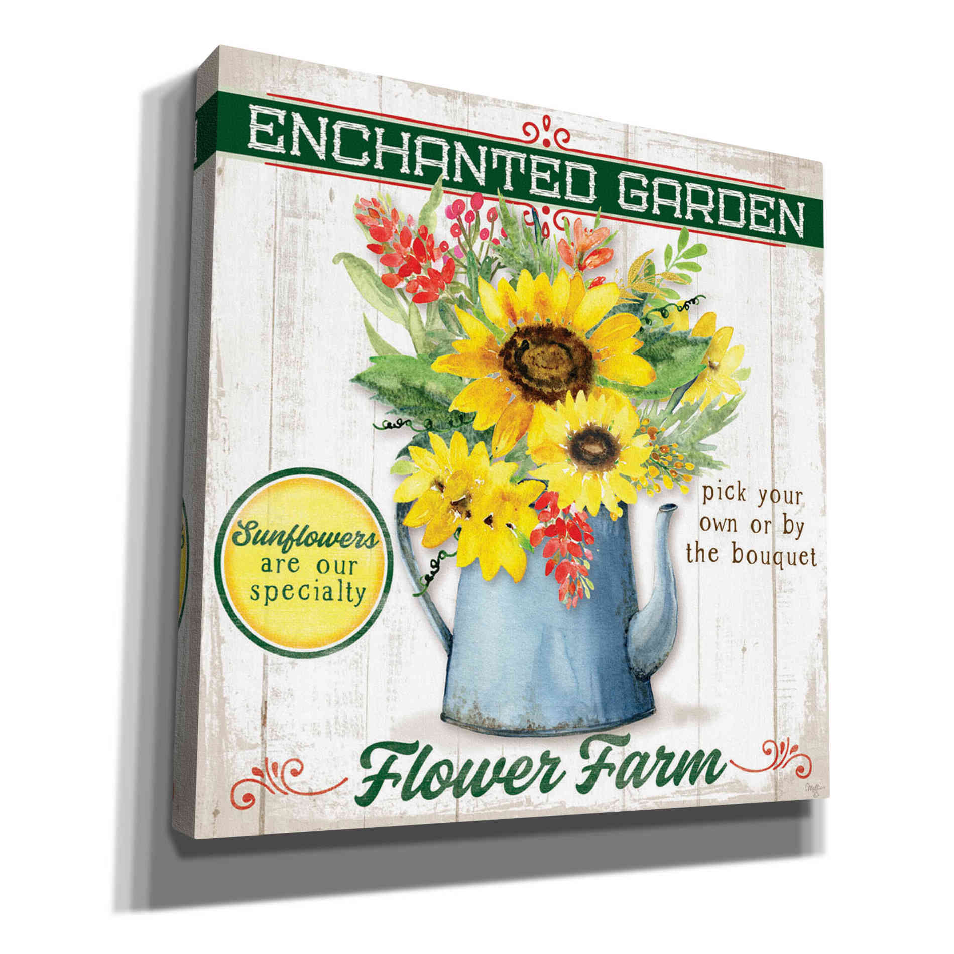 'Sunflower' by Mollie B, Canvas Wall Art