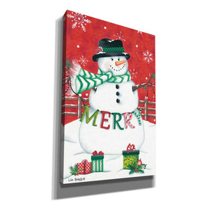 'Hope Snowman' by Lisa Kennedy, Canvas Wall Art