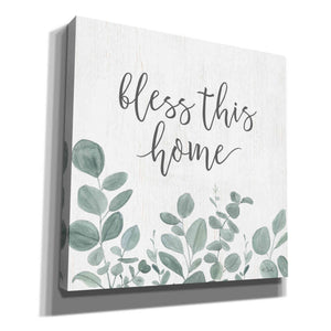 'Bless This Home Eucalyptus' by Kate Sherrill, Canvas, Wall Art