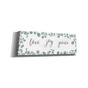 'Love-Joy-Peace Eucalyptus' by Kate Sherrill, Canvas, Wall Art