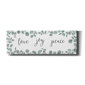 'Love-Joy-Peace Eucalyptus' by Kate Sherrill, Canvas, Wall Art