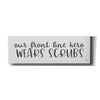 'Our Front Line Hero Wears Scrubs' by Lux + Me Designs, Canvas, Wall Art