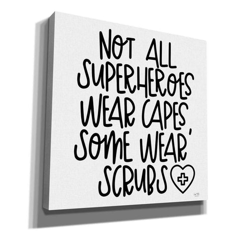 Image of 'Not All Superheroes Wear Capes' by Lux + Me Designs, Canvas, Wall Art