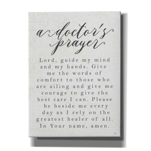 'A Doctor's Prayer' by Lux + Me Designs, Canvas, Wall Art