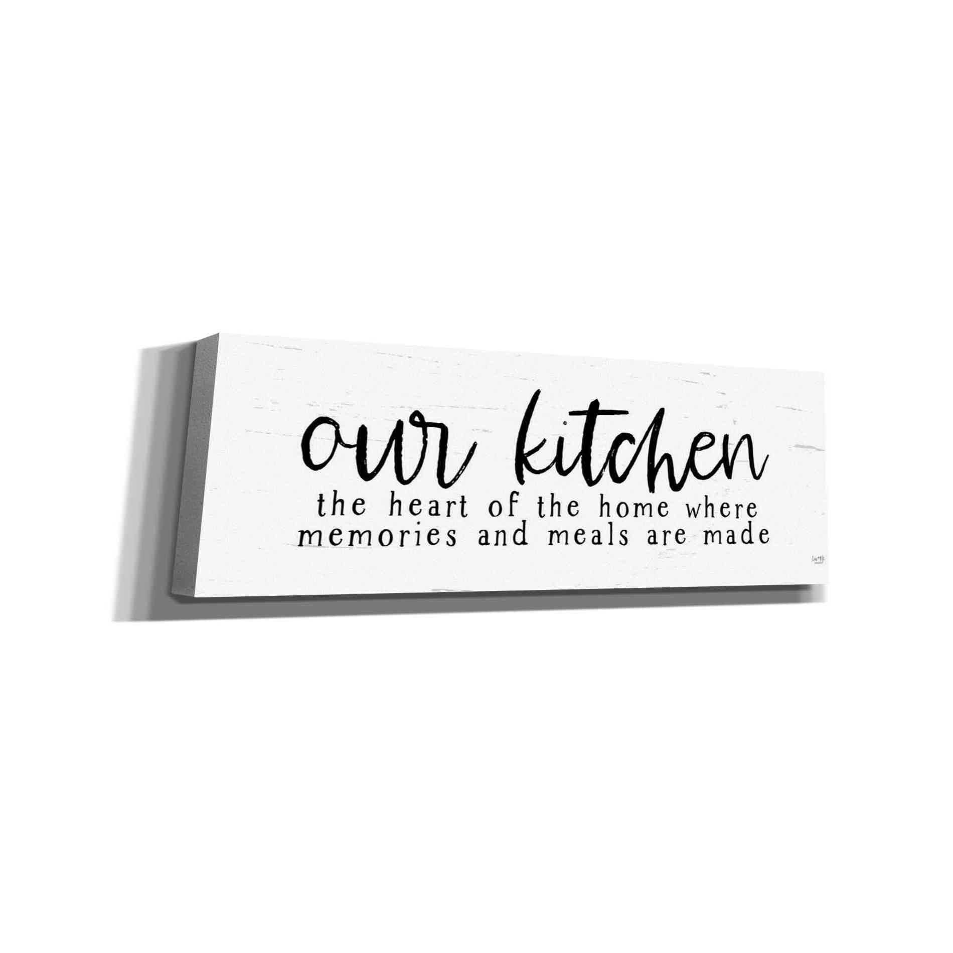 'Our Kitchen' by Lux + Me Designs, Canvas, Wall Art