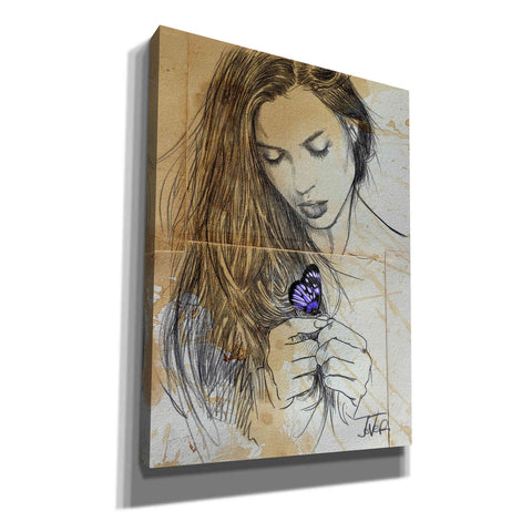 Image of 'Blue Butterfly' by Loui Jover, Canvas, Wall Art