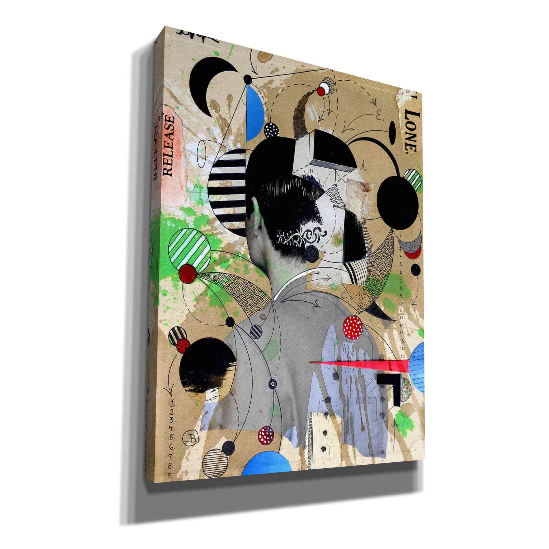 'Ideological Release' by Loui Jover, Canvas, Wall Art