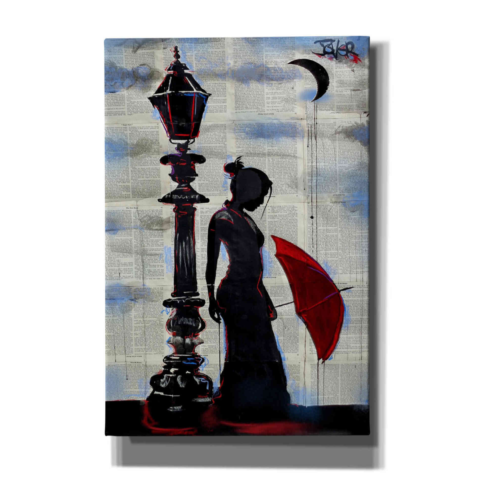 'Lamp' by Loui Jover, Canvas, Wall Art