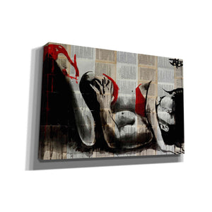 'Lust In Red' by Loui Jover, Canvas, Wall Art
