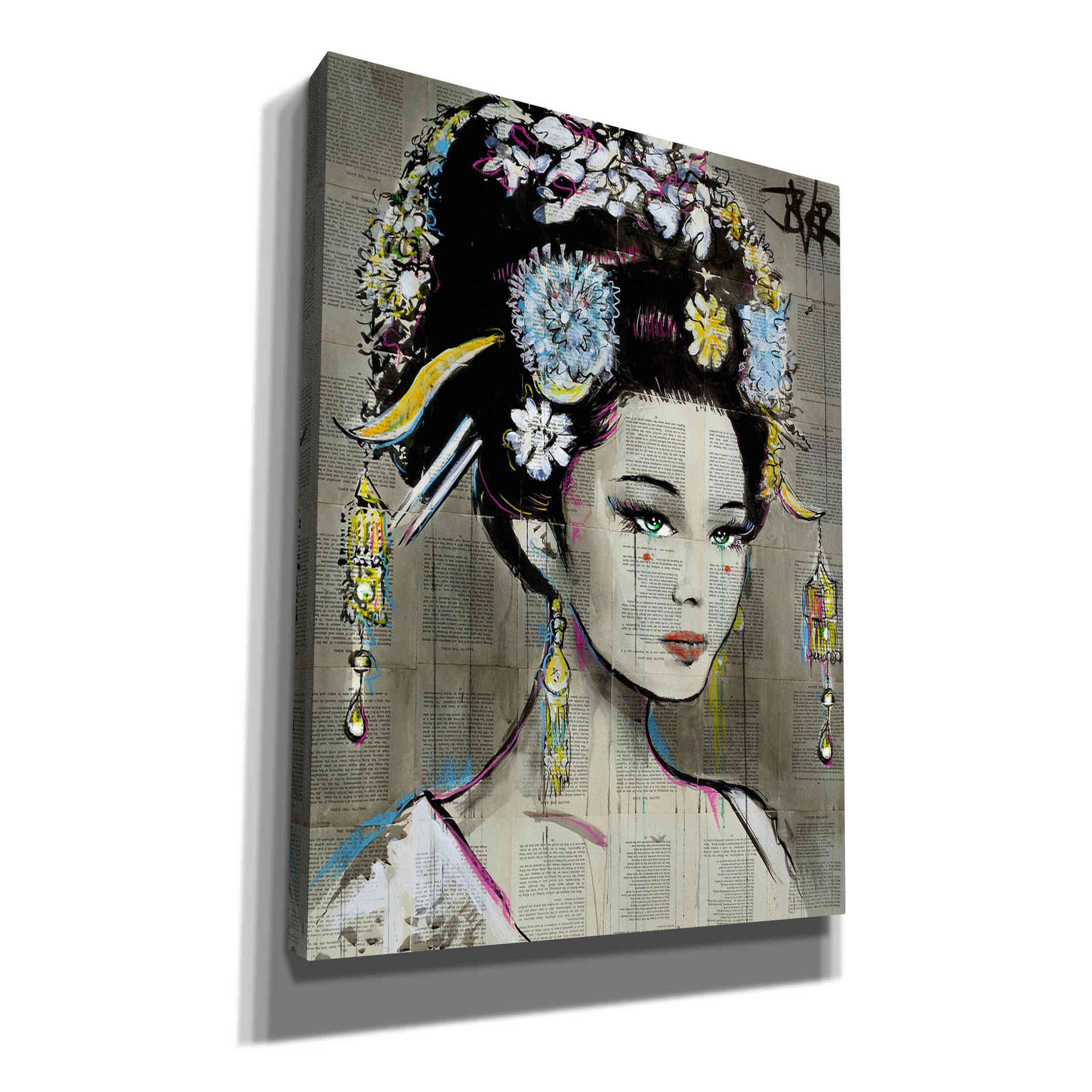 'Nian Zhen' by Loui Jover, Canvas, Wall Art