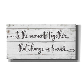 'It's the Moments Together' by Susie Boyer, Canvas, Wall Art