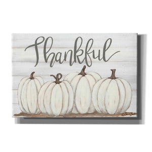 'Thankful Pumpkins' by Sara Baker, Canvas, Wall Art