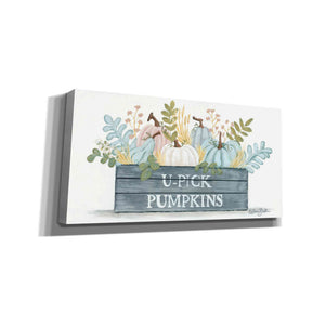 'U-Pick Pumpkins' by Sara Baker, Canvas, Wall Art