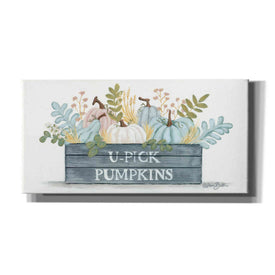 'U-Pick Pumpkins' by Sara Baker, Canvas, Wall Art