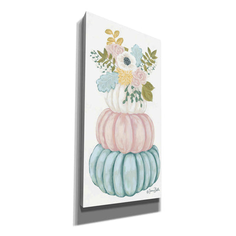 Image of 'Floral Pumpkins' by Sara Baker, Canvas, Wall Art
