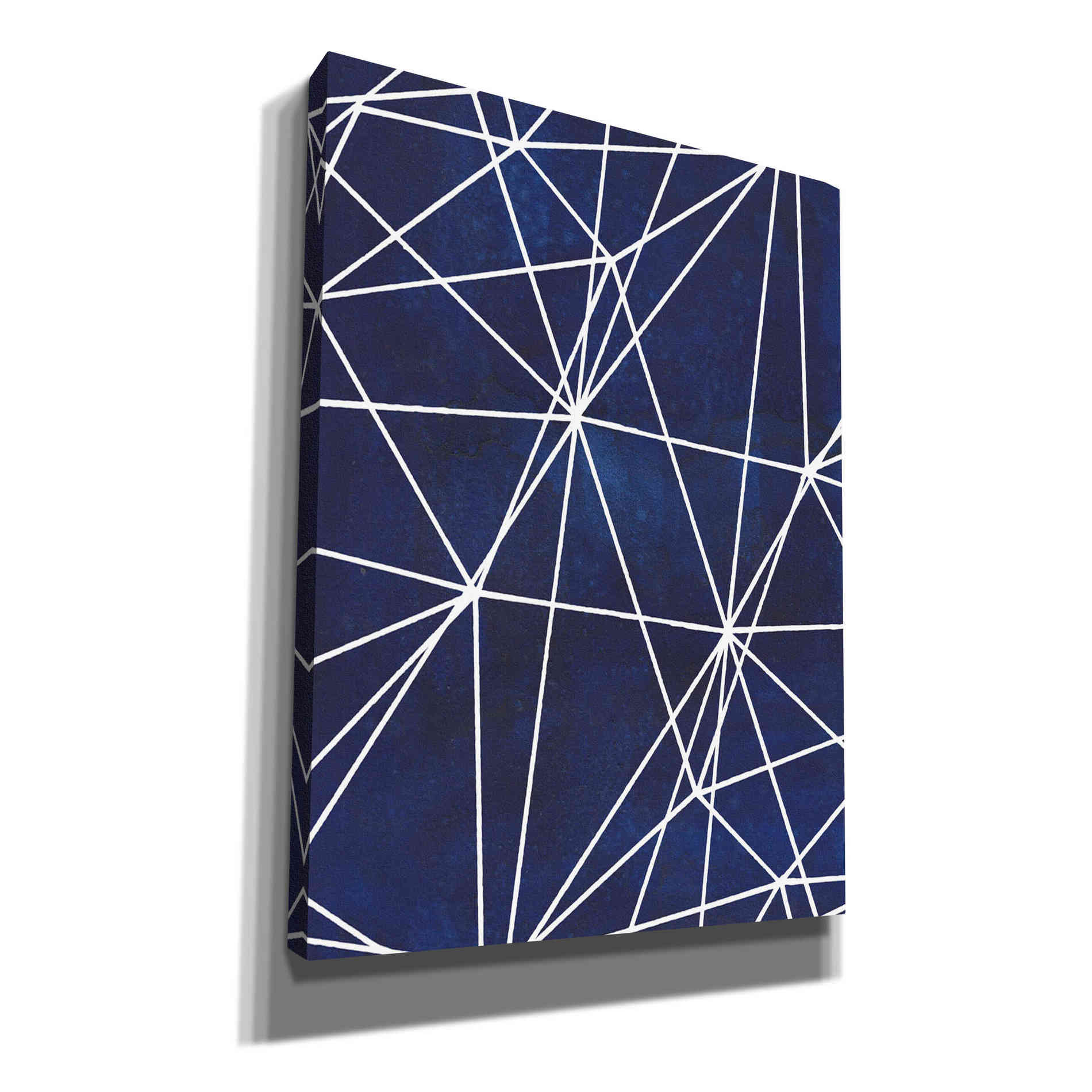 'Indigo Pattern V' by Grace Popp, Canvas Wall Art