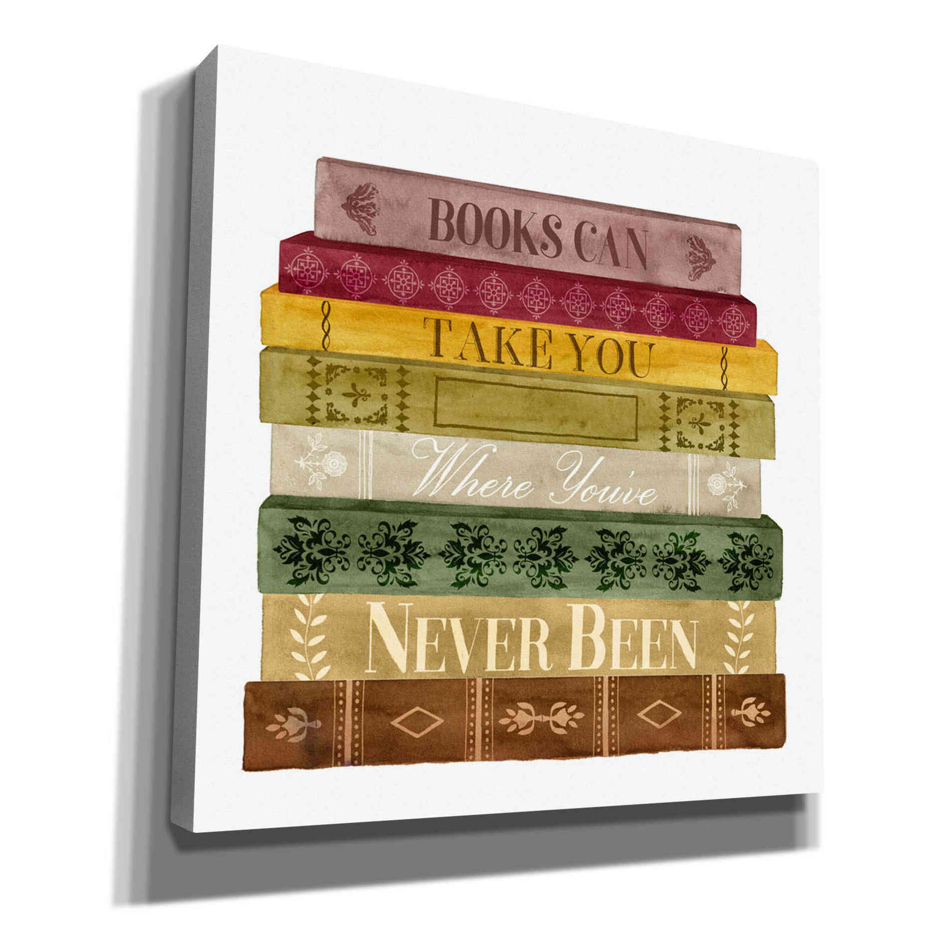 'Book Lover II' by Grace Popp, Canvas Wall Art