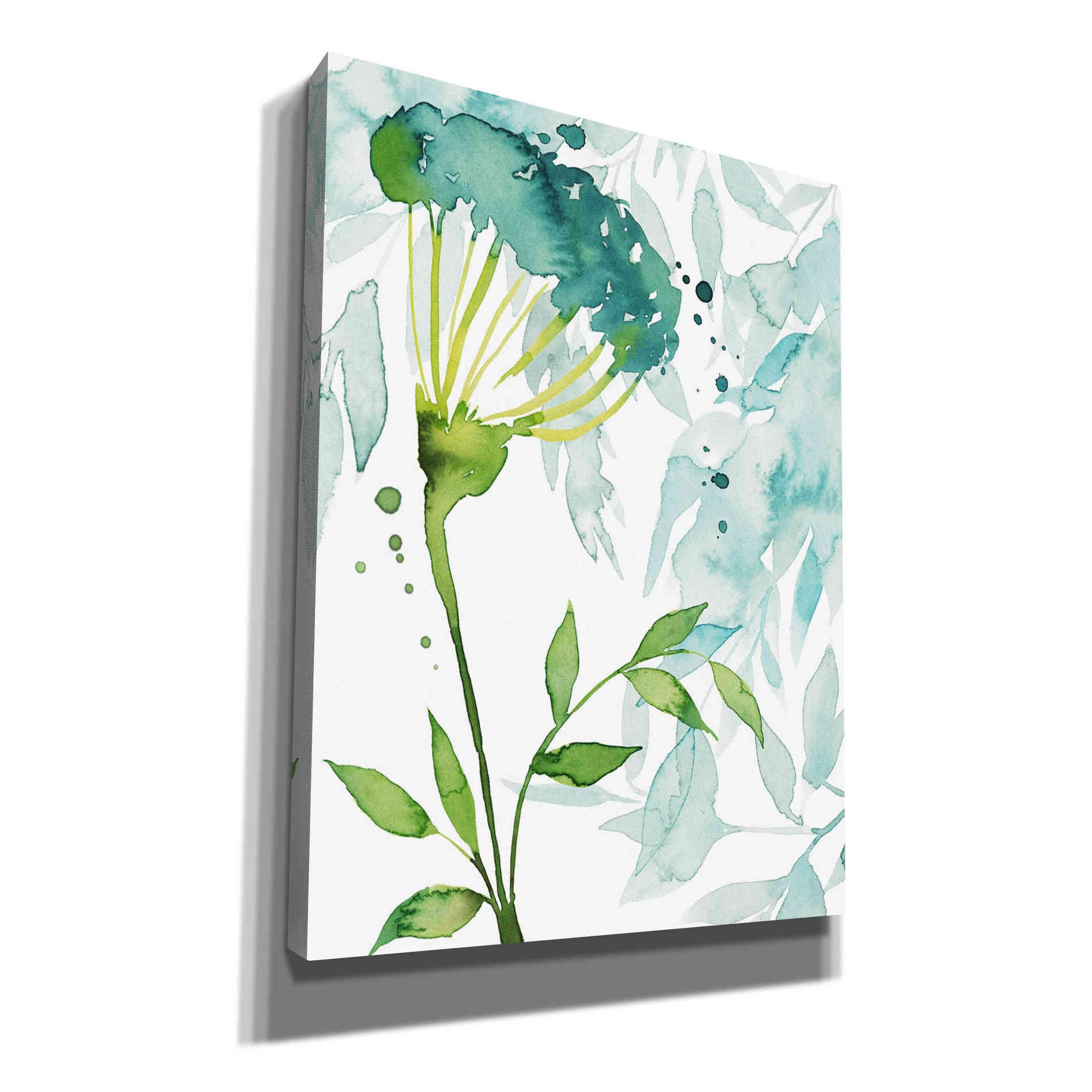 'Flower and Leaf Layers II' by Grace Popp, Canvas Wall Art