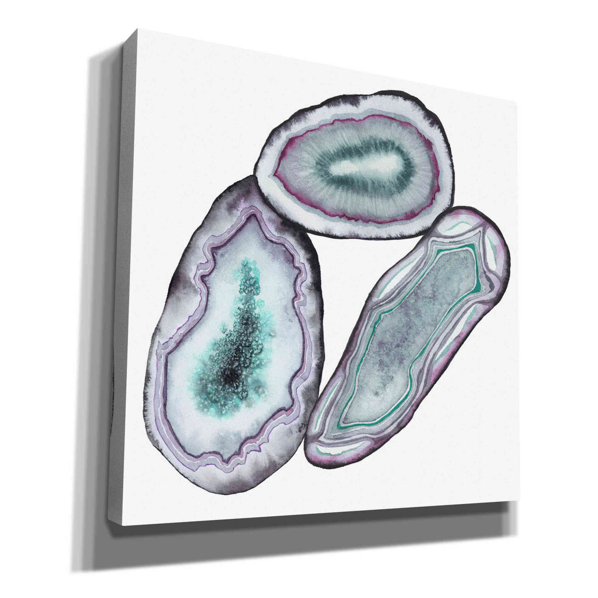 'Geode Gems III' by Grace Popp, Canvas Wall Art