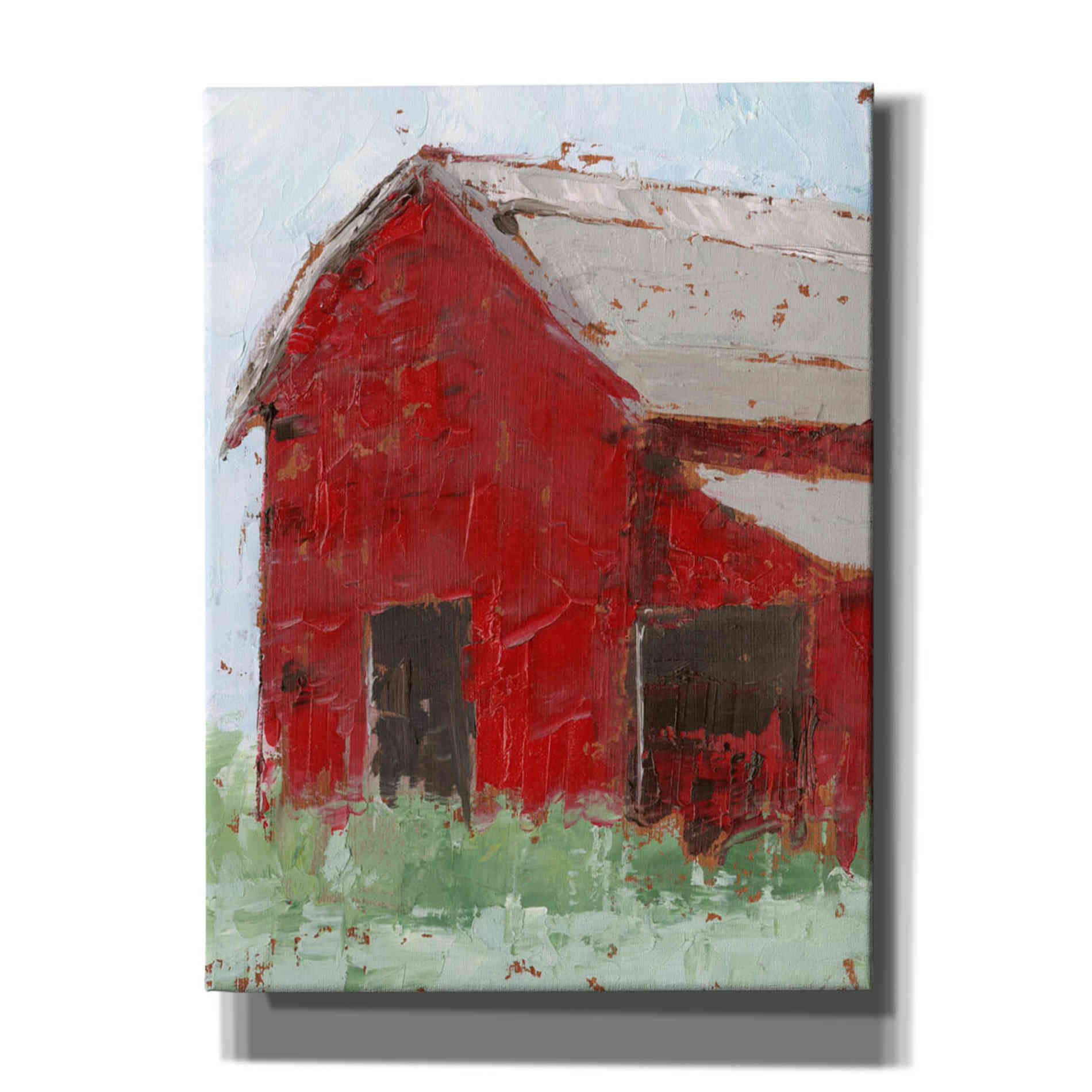 'Big Red Barn II' by Ethan Harper, Canvas Wall Art