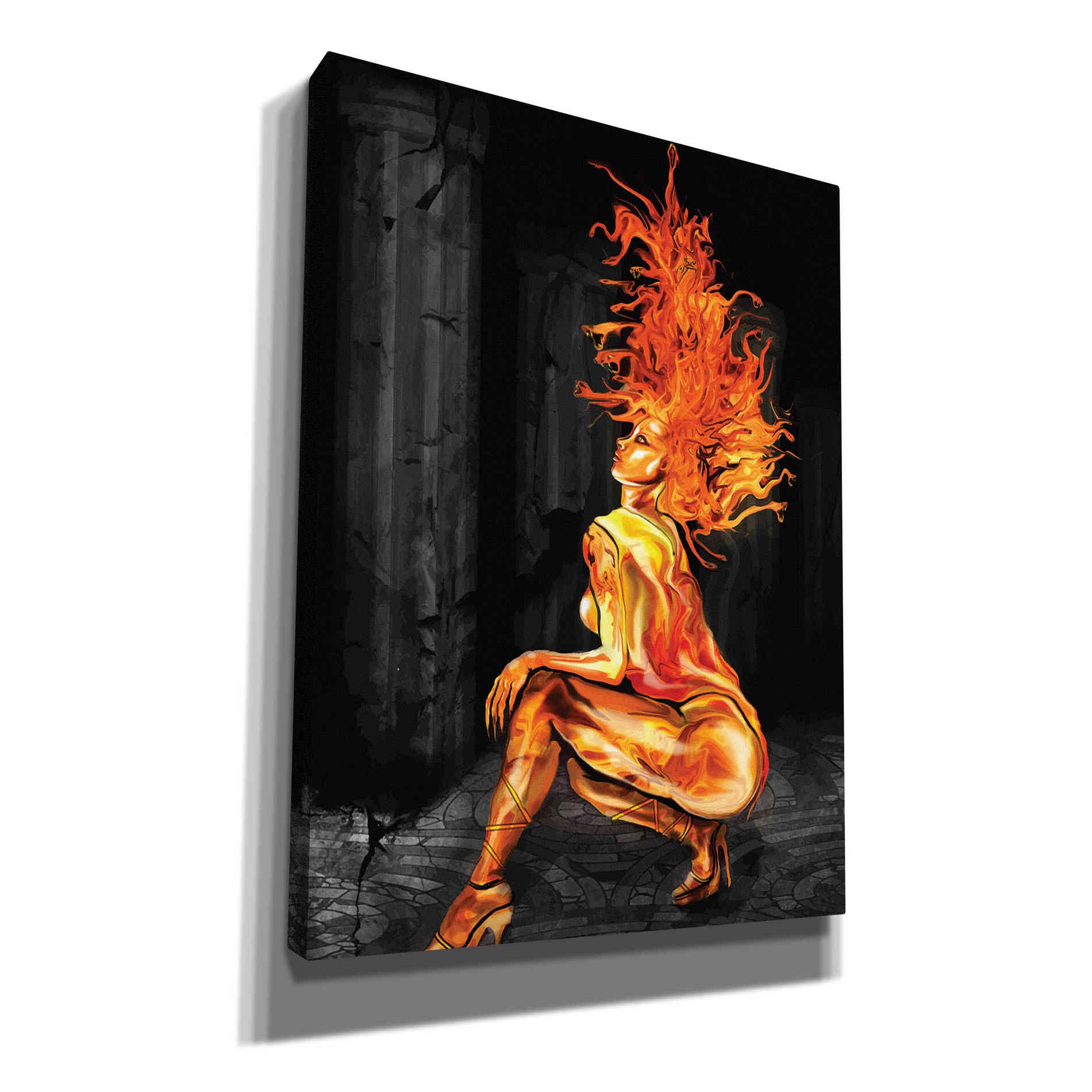 'Medusa' by Michael Stewart, Canvas Wall Art
