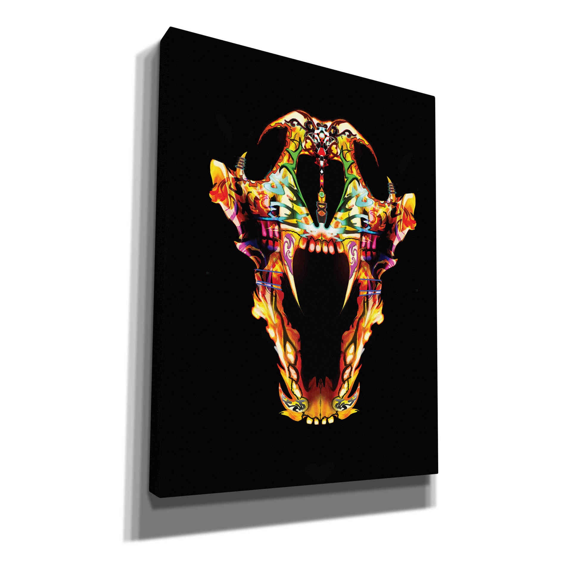 'Undead Lone Wolf' by Michael Stewart, Canvas Wall Art