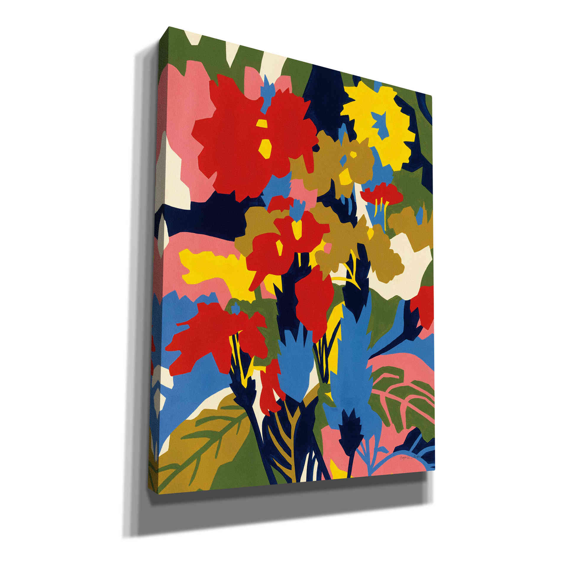 'Crossandra' by Megan Gallagher, Canvas Wall Art