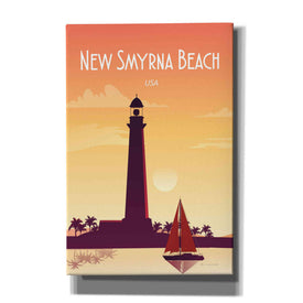 'New Smyrna Beach' by Omar Escalante, Canvas Wall Art