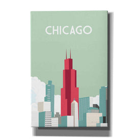 'Chicago' by Omar Escalante, Canvas Wall Art