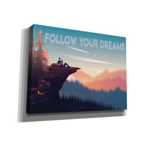 'Follow Your Dreams' by Omar Escalante, Canvas Wall Art