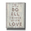 'Do All Things Driftwood' by Sue Schlabach, Canvas Wall Art