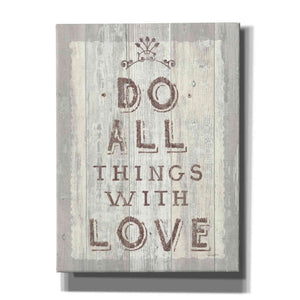 'Do All Things Driftwood' by Sue Schlabach, Canvas Wall Art