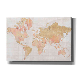 'Across the World Champagne' by Sue Schlabach, Canvas Wall Art