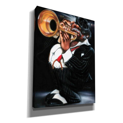 Image of 'Jazzman Papa Joe' by Leonard Jones, Canvas Wall Art