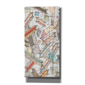 'Funky Grid I' by Nikki Galapon, Canvas Wall Art