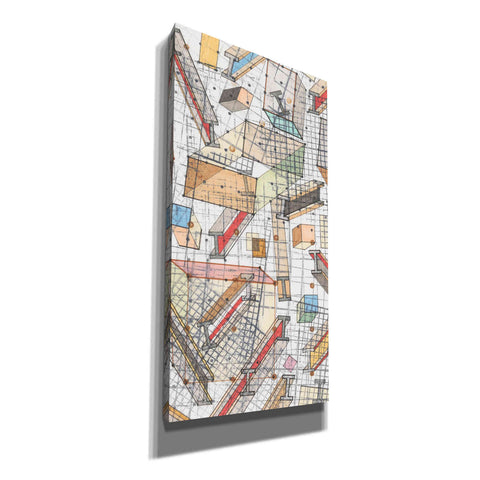 Image of 'Funky Grid II' by Nikki Galapon, Canvas Wall Art