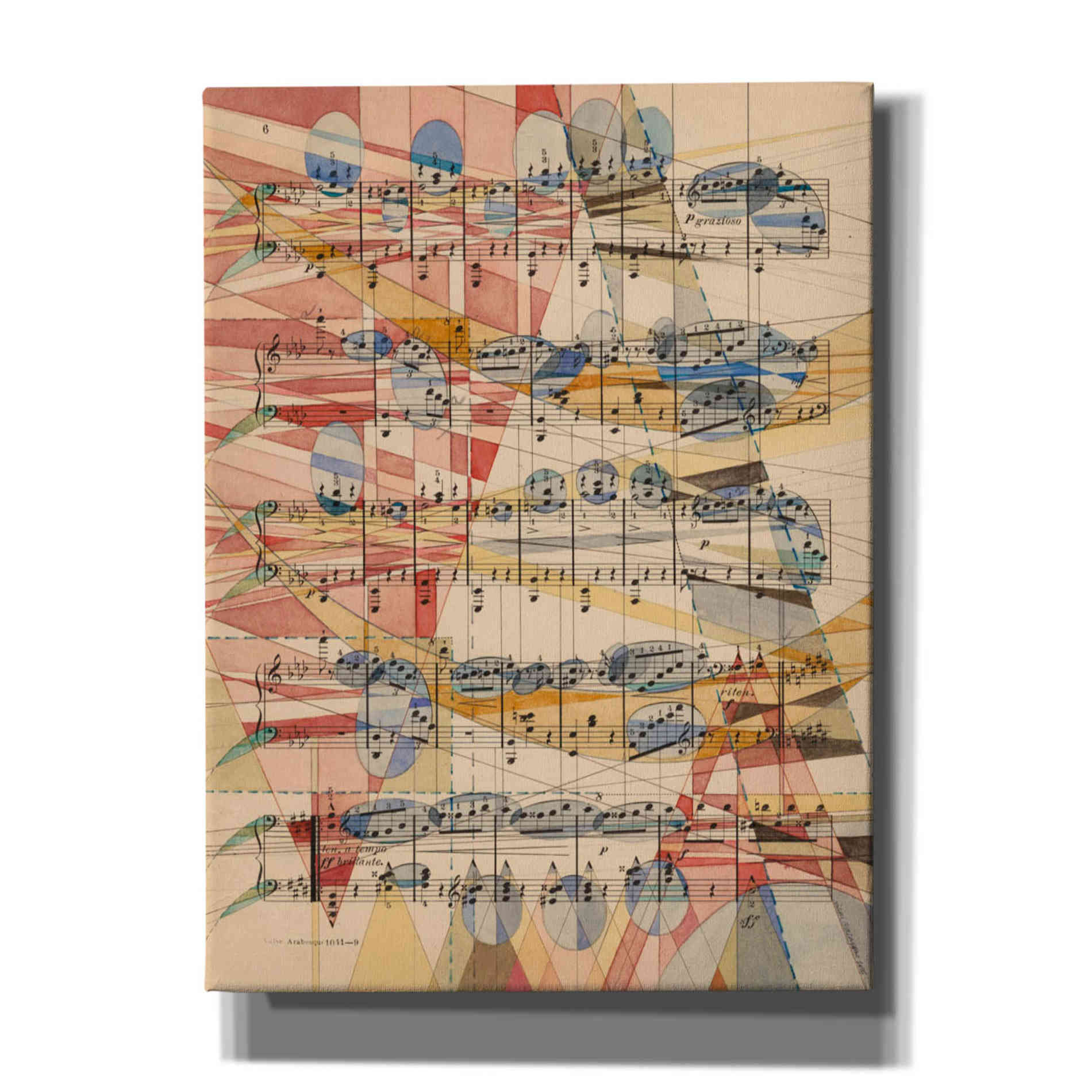 'P Grazioso' by Nikki Galapon, Canvas Wall Art