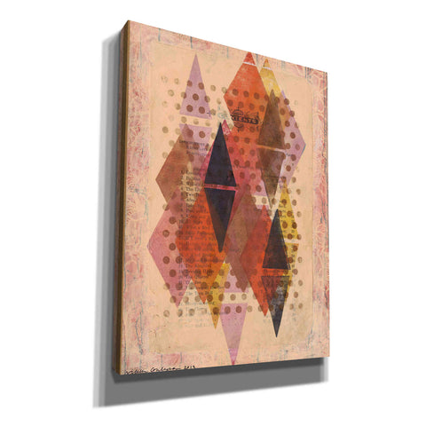 Image of 'Inked Triangles II' by Nikki Galapon, Canvas Wall Art
