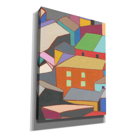 Image of 'Rooftops in Color III' by Nikki Galapon, Canvas Wall Art