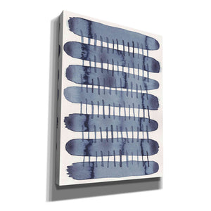 'Indigo Stitchy I' by Nikki Galapon, Canvas Wall Art