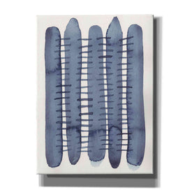 'Indigo Stitchy II' by Nikki Galapon, Canvas Wall Art