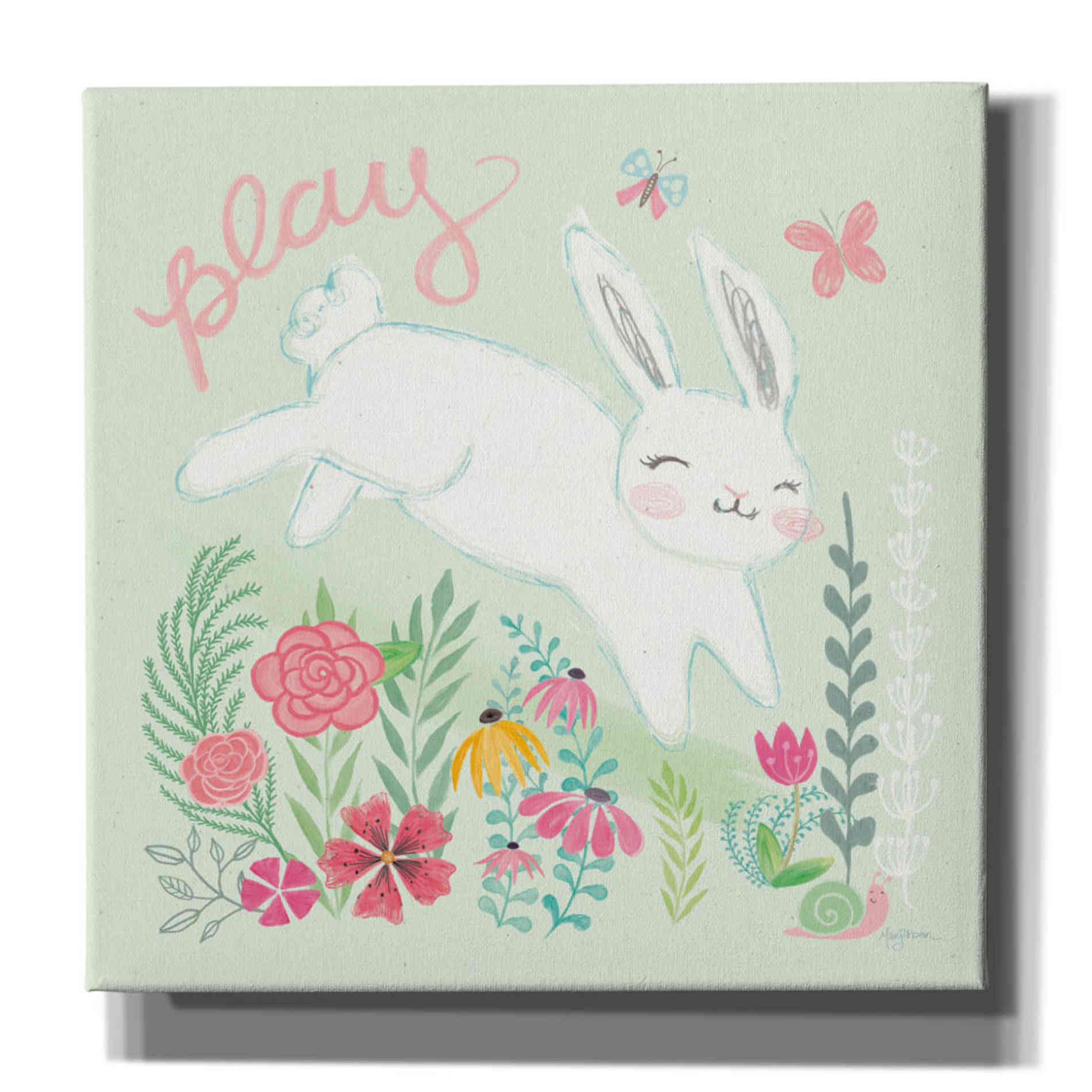 'Garden Friends I' by Mary Urban, Canvas Wall Art