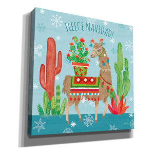 'Lovely Llamas Christmas III' by Mary Urban, Canvas Wall Art