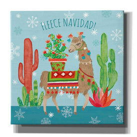 'Lovely Llamas Christmas III' by Mary Urban, Canvas Wall Art